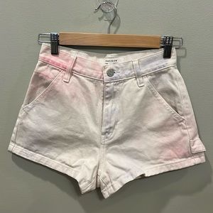 PacSun Denim Carpenter Dye Shorts